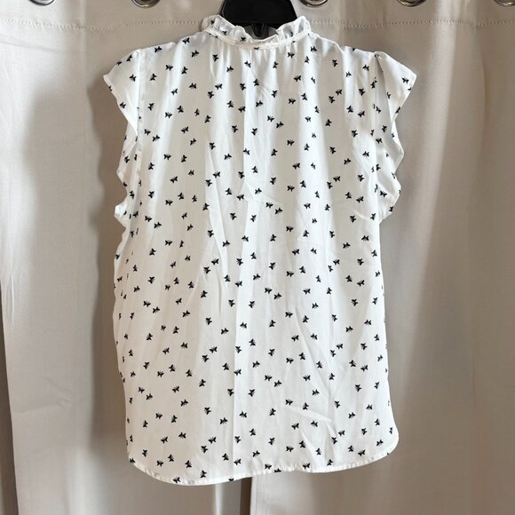 Daisy May Womens Top Size XL Butterfly Fairy Flutter Ruffle Boho Coquette 18755 - Picture 2 of 7